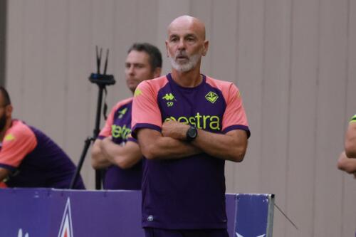 FIORENTINA - CARRARESE AMICHEVOLE 25-07-2025 PIOLI GALASSI SILVANO/SILPRESS